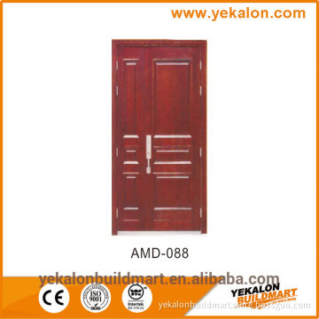 Yekalon AMD-088 wood finish Armored door pannel series security mother and son stainless steel door